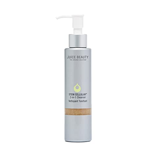 Juice Beauty Stem Cellular 2-in-1 Cleanser, Gentle Makeup Remover and Hydrating Cleanser for Soft, Supple Skin - 4.5 oz
