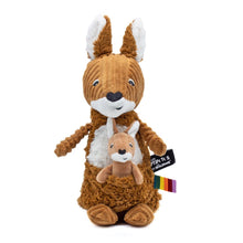 Les Ptipotos Kangaroo & Baby- Brown Sugar