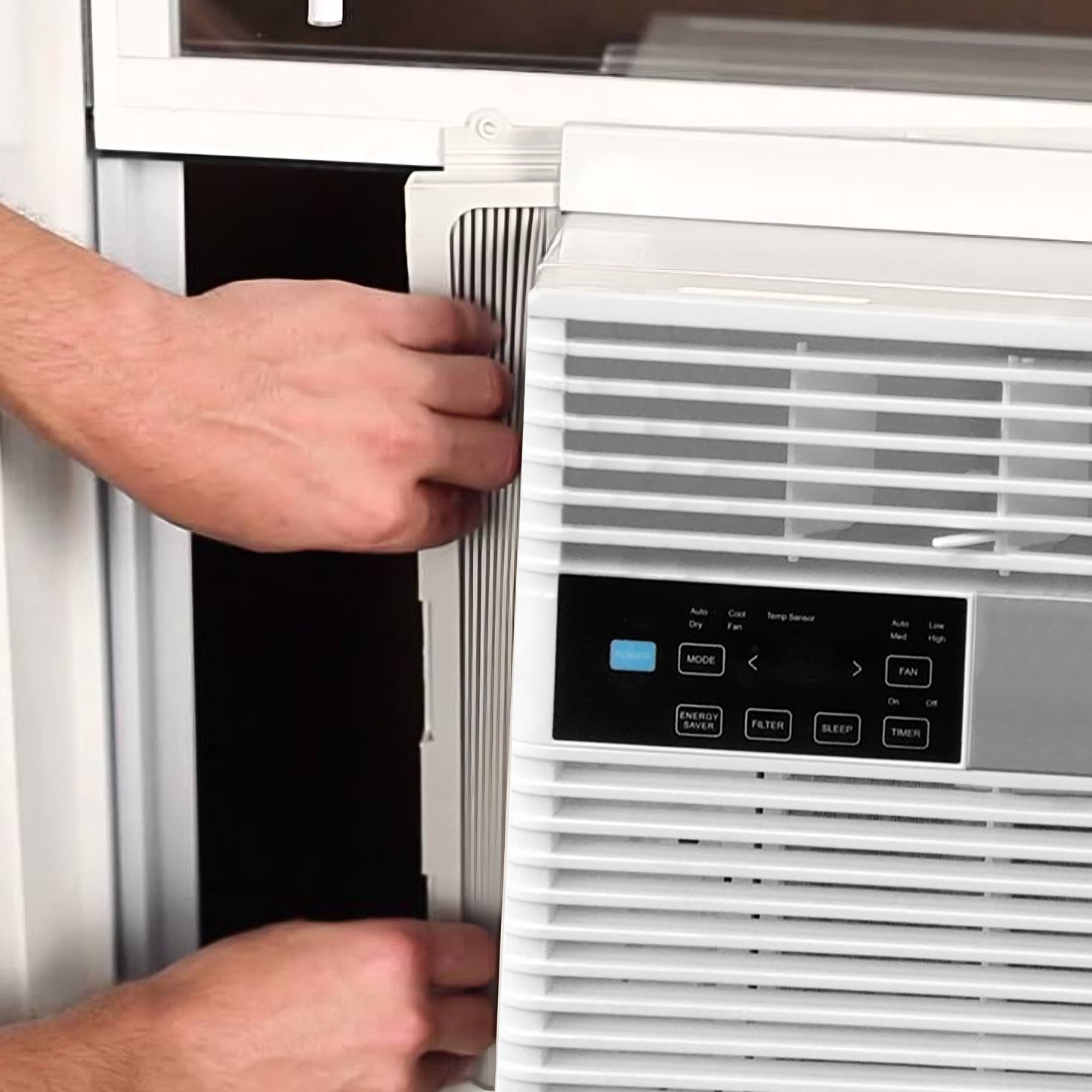 HomePointe 10.000 BTU Window Air Conditioner w/Remote & LED Digital Panel