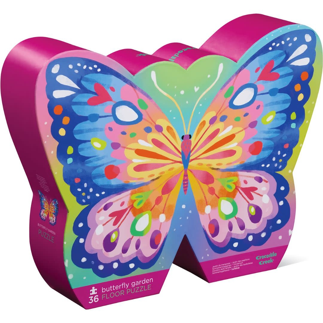 Crocodile Creek- Butterfly Garden 12pc Mini Puzzle