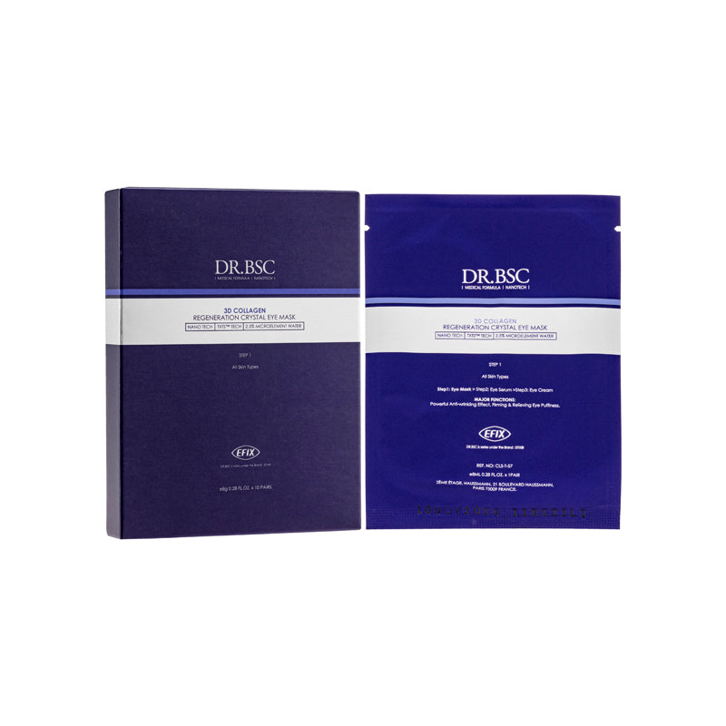 Dr.BSC 3D Collagen Regeneration Crystal Eye Mask 10 Pairs