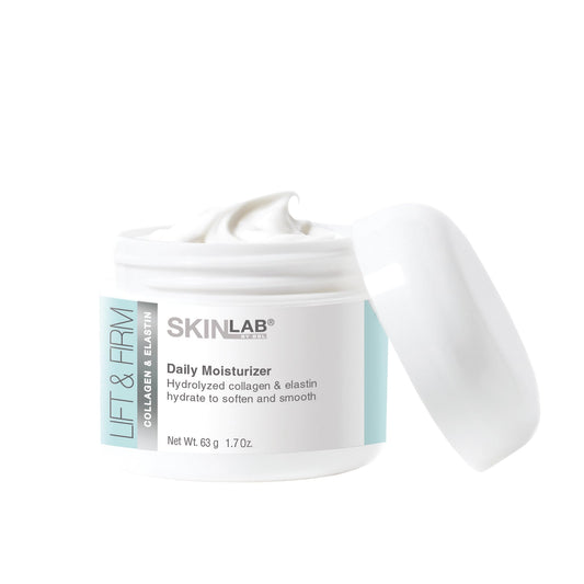 SKIN LAB BY BSL Lift and Firm DAILY MOISTURIZER - Hydrolyzed Collagen & Elastin, Vitamin C and Vitamin E to moisturize, soften and soothe fine lines and wrinkles 1.7 Oz.