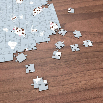Puzzle Gift Cute Cow Print Puzzle for Her / Him