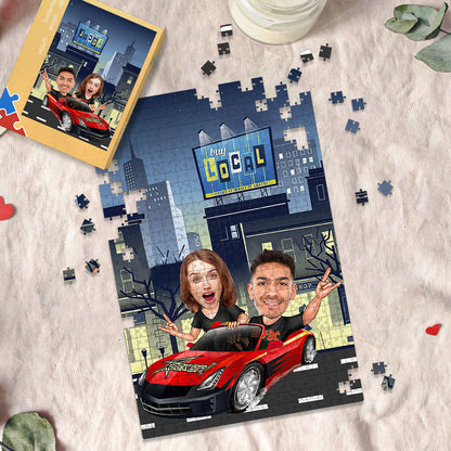 Custom Face Puzzle Personalized Valentines Minime Puzzle Gifts