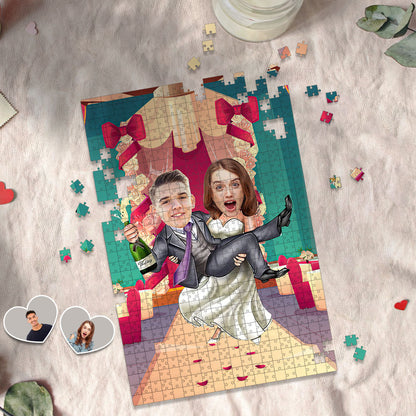 Personalized Minime Puzzle Custom Face Puzzle Interesting Wedding Style