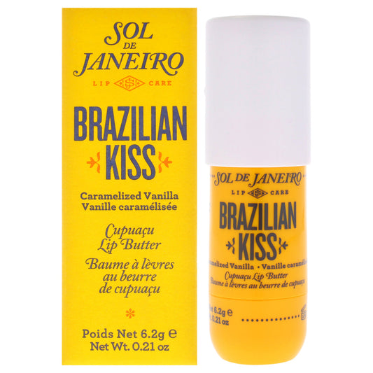 Brazilian Kiss Cupuacu Lip Butter by Sol de Janeiro for Unisex 0.21 oz Lip Balm