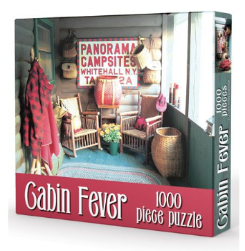 Cabin Fever Puzzle Panorama Campsites Whitehall NY