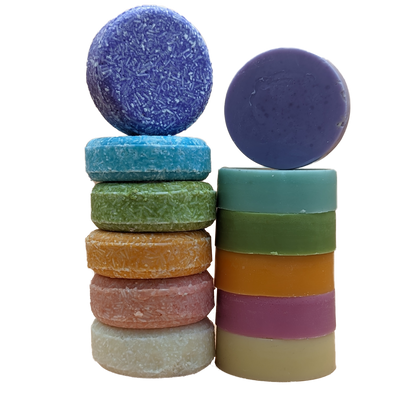 Handcrafted Natural Sulfate-Free Shampoo & Conditioner Bar Set