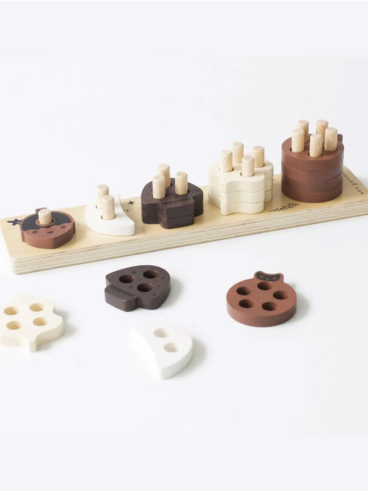 Count and Stack Wooden Toy