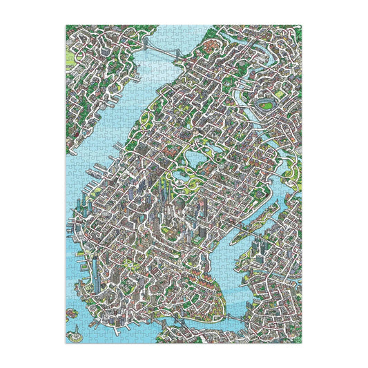 The Big Apple 1000 Piece Maze Puzzle
