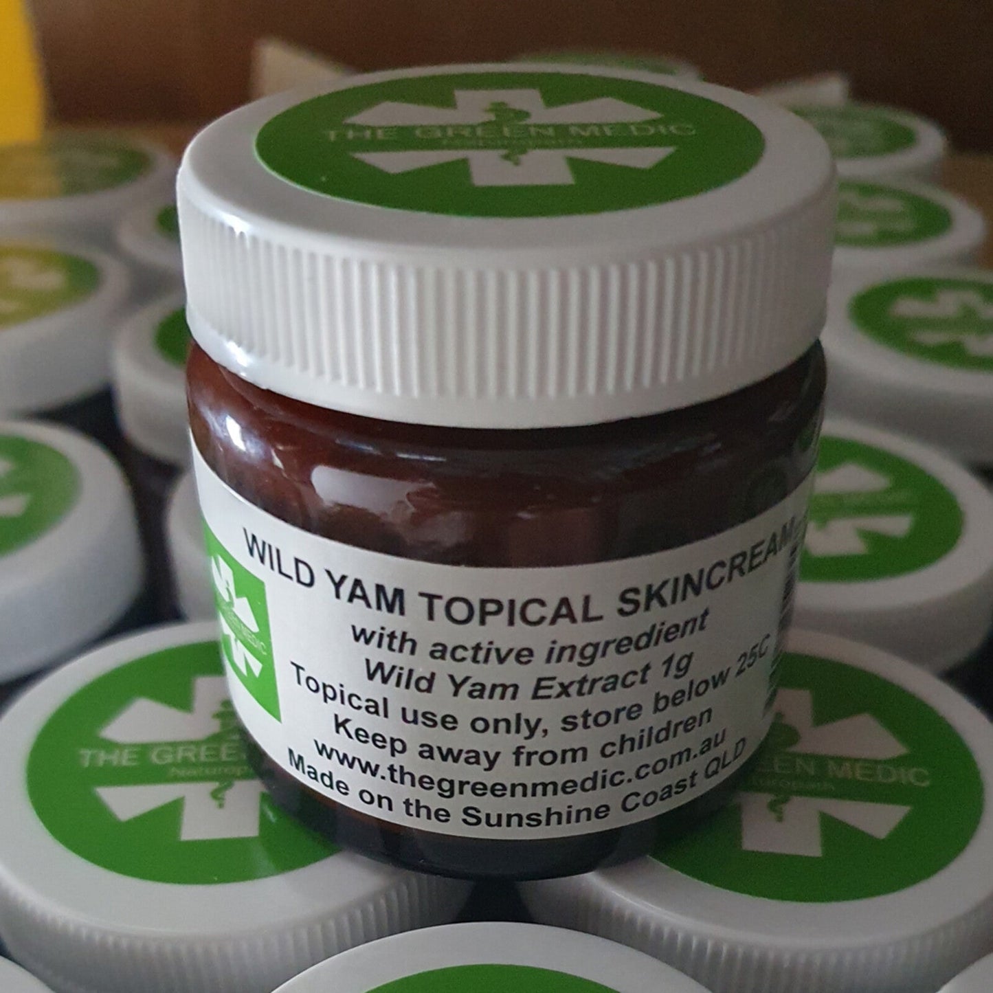 The Green Medic Wild Yam Cream 50g PRE-ORDER DUE JUNE